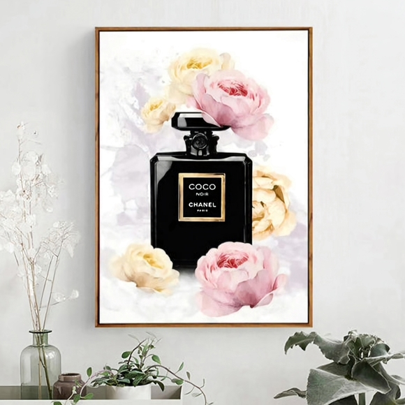 Chanel 8 1/2"x11" Framed Wall Art - Picture 1 of 1